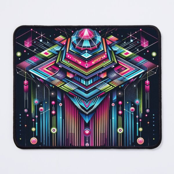 Item preview, mystic colorful spaceship designed and sold by Dogandesighn.