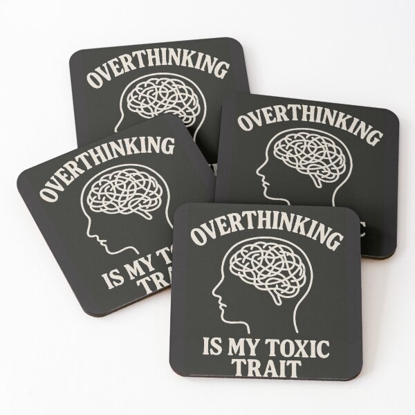 Item preview, Overthinking is My Toxic Trait designed and sold by MidnightMoodCo.