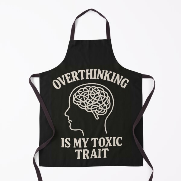 Item preview, Overthinking is My Toxic Trait designed and sold by MidnightMoodCo.
