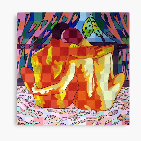 gay art homosexual painter lgbt artist raphael perez Canvas Print