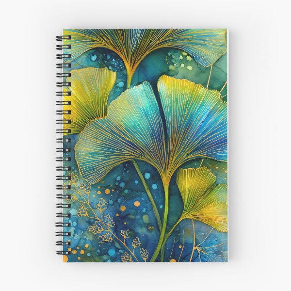 Artikelvorschau, Bunte Ginkgoblätter Aquarellmalerei entworfen und verkauft von JBJart.