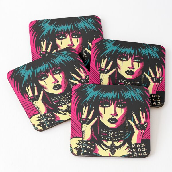 Item preview, Punk Goddess Illustration – Siouxsie Sioux Inspired Fierce Feminine Pop Art designed and sold by  Ojo de Lilith.
