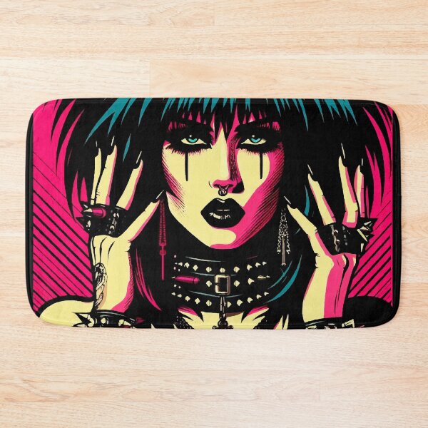 Item preview, Punk Goddess Illustration – Siouxsie Sioux Inspired Fierce Feminine Pop Art designed and sold by  Ojo de Lilith.