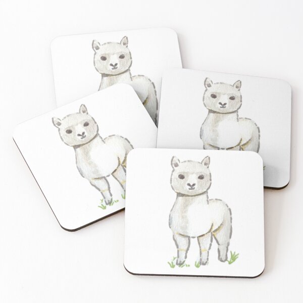 Item preview, Cute alpaca in the forest designed and sold by Lea-Cesca.