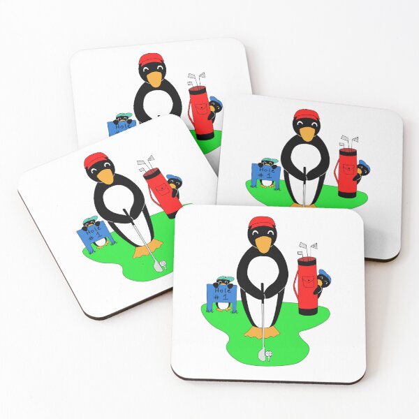 Item preview, Golfing Penguins designed and sold by DLawsonDesigns.