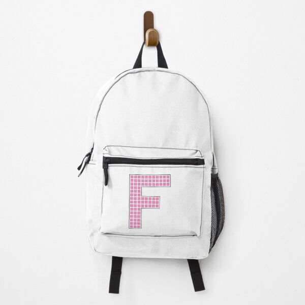 Item preview, Uppercase F - Pink Pixel Block Character designed and sold by PixelGlyphs.