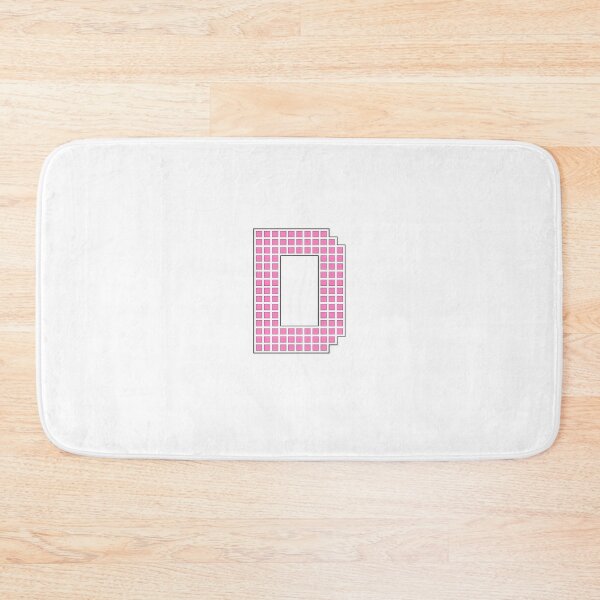 Item preview, Uppercase D - Pink Pixel Block Character designed and sold by PixelGlyphs.