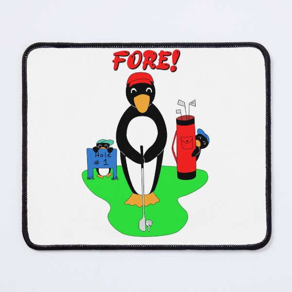 Item preview, Fore Golfing Penguins designed and sold by DLawsonDesigns.