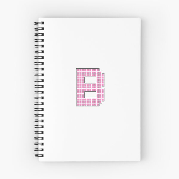 Item preview, Uppercase B - Pink Pixel Block Character designed and sold by PixelGlyphs.