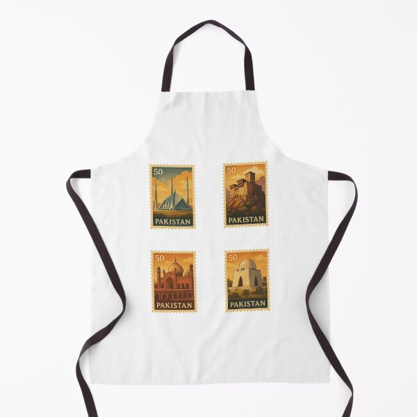 Item preview, Famous Landmark Stamps - Faisal Mosque | Baltit Fort | Badshahi Masjid | Mazar-e-Quaid designed and sold by theOneWhoDraws.