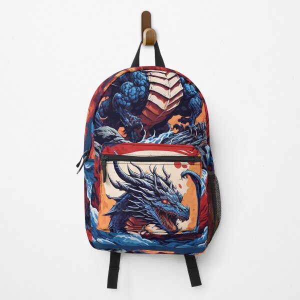 Item preview, Blue and red dragon designed and sold by Rislam.