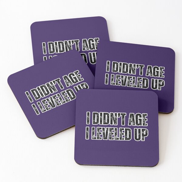 Item preview, I Didn’t Age I Leveled Up - Funny Birthday Gamer Quote designed and sold by TenkaTees.