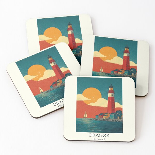 Item preview, Dragør Lighthouse Sunlit Denmark Poster designed and sold by TuncGK.