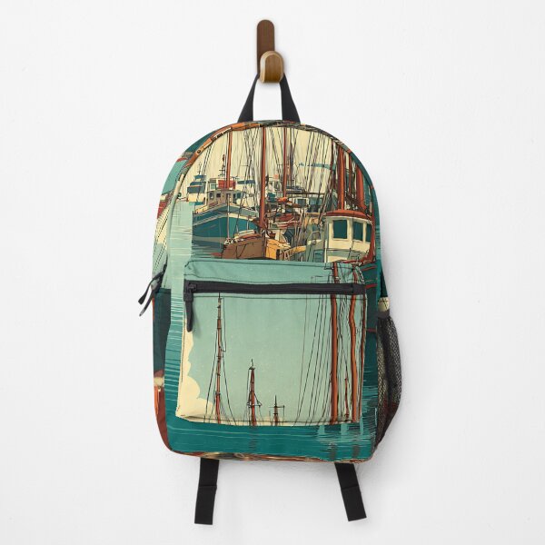 Item preview, Esbjerg Harbor Vintage Travel Poster	 designed and sold by TuncGK.