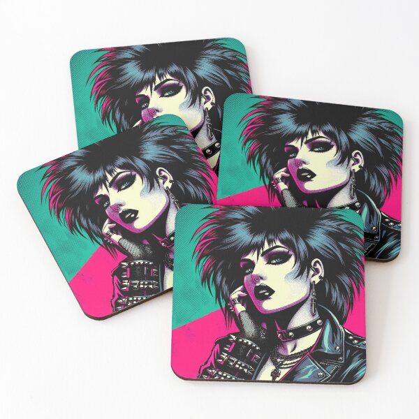 Item preview, Punk Goddess Illustration – Siouxsie Sioux Inspired Fierce Feminine Pop Art designed and sold by  Ojo de Lilith.