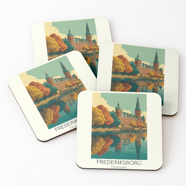 Item preview, Frederiksborg Castle Reflection Vintage Print	 designed and sold by TuncGK.