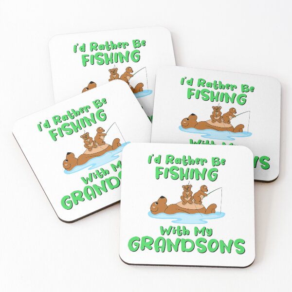 Item preview, I’d rather be fishing with my grandsons designed and sold by DLawsonDesigns.