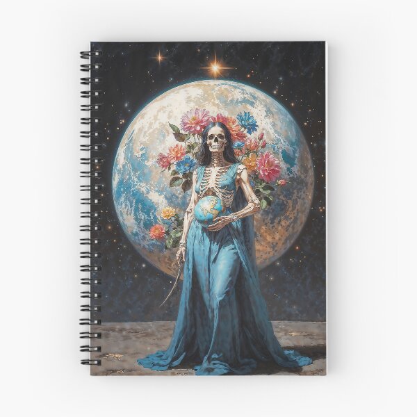 Item preview, La Flaquita , Blue Santa Muerte designed and sold by AliceWhiteDF.