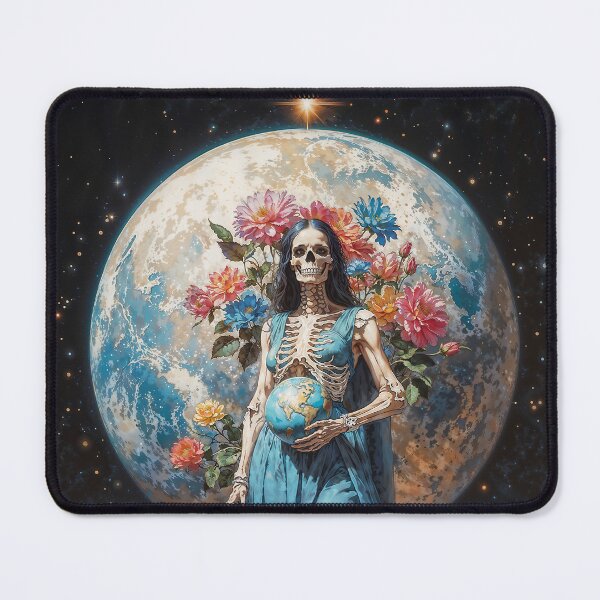 Item preview, La Flaquita , Blue Santa Muerte designed and sold by AliceWhiteDF.