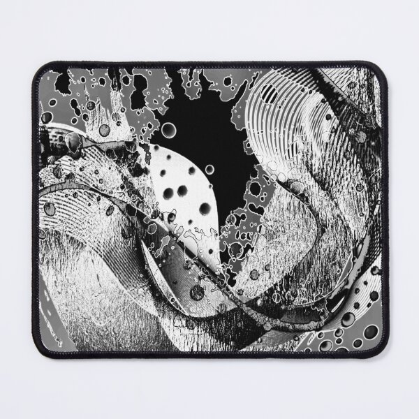 Item preview, Curved abstraction in black, grey and white designed and sold by AnnabellaRh.