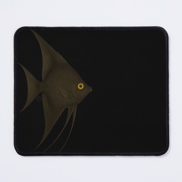 Item preview, Angelfish - Vintage Japanese Style - Black Angel Fish - Dark designed and sold by Kabuji Store.
