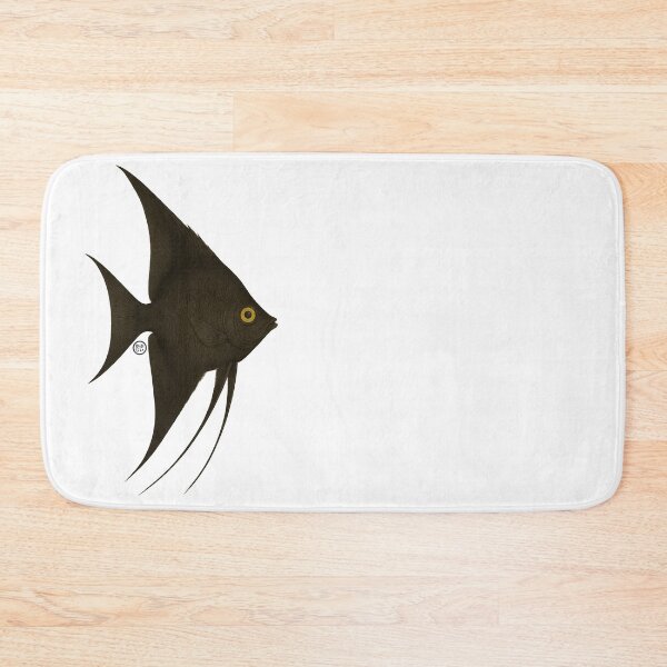 Item preview, Angelfish - Vintage Japanese Style - Black Angel Fish - Dark designed and sold by Kabuji Store.