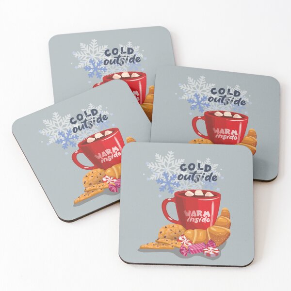 Item preview, Cold Outside, Warm Inside – Cozy Winter Treats designed and sold by MerchYouSearch.
