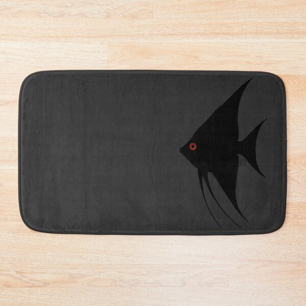 Item preview, Angelfish - Vintage Japanese Style - Black Angel Fish - Shadows Red Eye designed and sold by Kabuji Store.