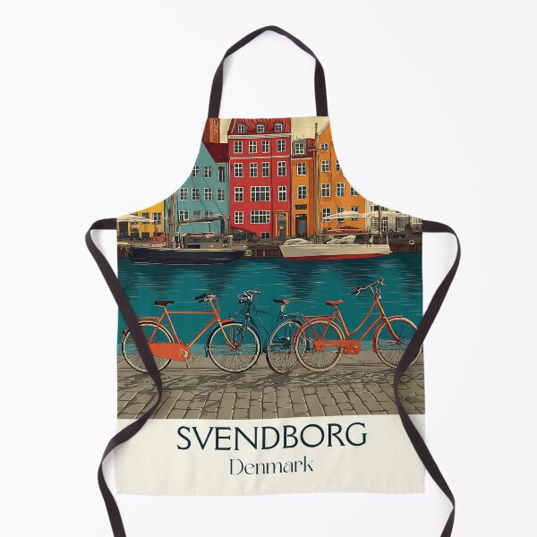 Item preview, Svendborg Canal Bike Vintage Poster designed and sold by TuncGK.