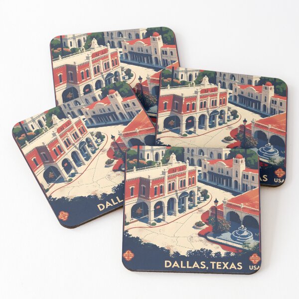 Item preview, Dallas Texas USA Vintage Travel Tourism  designed and sold by TravelersGems.