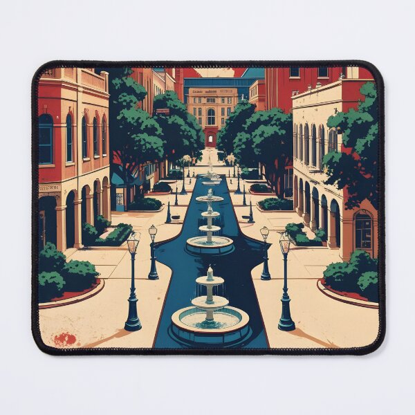 Item preview, Denton Texas USA Vintage Travel Tourism designed and sold by TravelersGems.