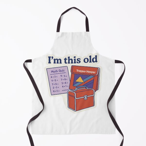 Item preview, I'm This Old – Trapper Keeper & Math Quiz Sticker designed and sold by TimKirchgessner.