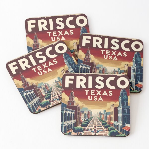 Item preview, Frisco Texas USA Vintage Travel Tourism  designed and sold by TravelersGems.