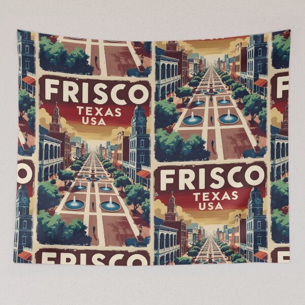 Item preview, Frisco Texas USA Vintage Travel Tourism  designed and sold by TravelersGems.