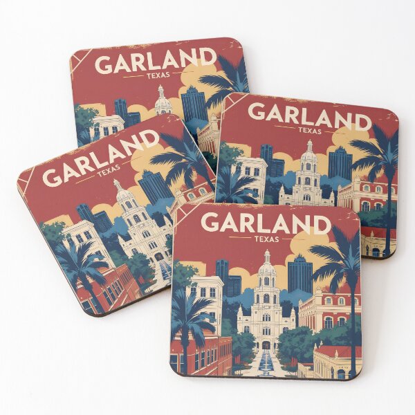 Item preview, Garland Texas USA Vintage Travel Tourism  designed and sold by TravelersGems.
