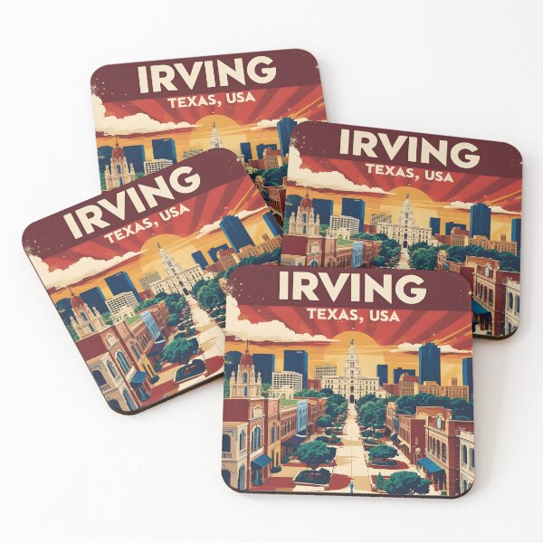 Item preview, Irving Texas USA Vintage Travel Tourism  designed and sold by TravelersGems.