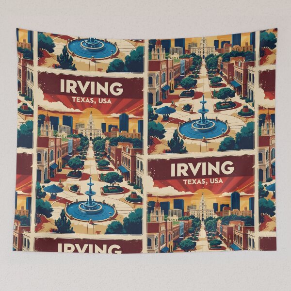 Item preview, Irving Texas USA Vintage Travel Tourism  designed and sold by TravelersGems.