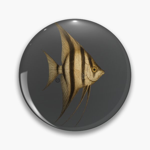 Item preview,  Angelfish - Vintage Japanese Style - Altum angelfish designed and sold by Kabuji Store.