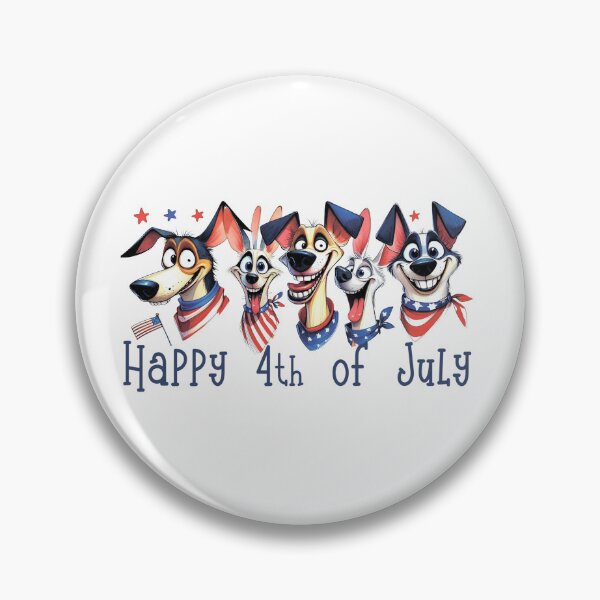 Item preview, Five funny dogs. United States flag. designed and sold by MagelliShop.