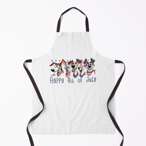 Item preview, Five funny dogs. United States flag. designed and sold by MagelliShop.
