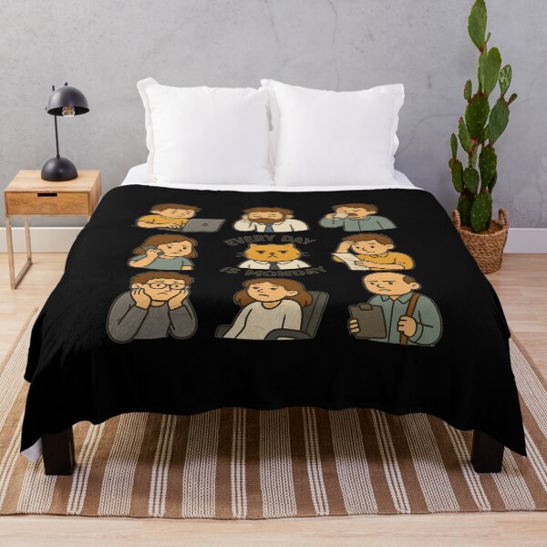 Item preview, Cat Everyday Is Monday designed and sold by okiiskandarart.