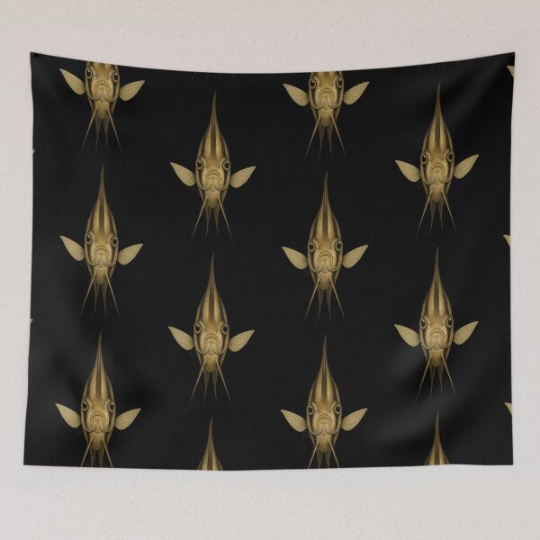 Item preview, Angelfish - Vintage Japanese Style - Altum Angel Fish - Front designed and sold by Kabuji Store.