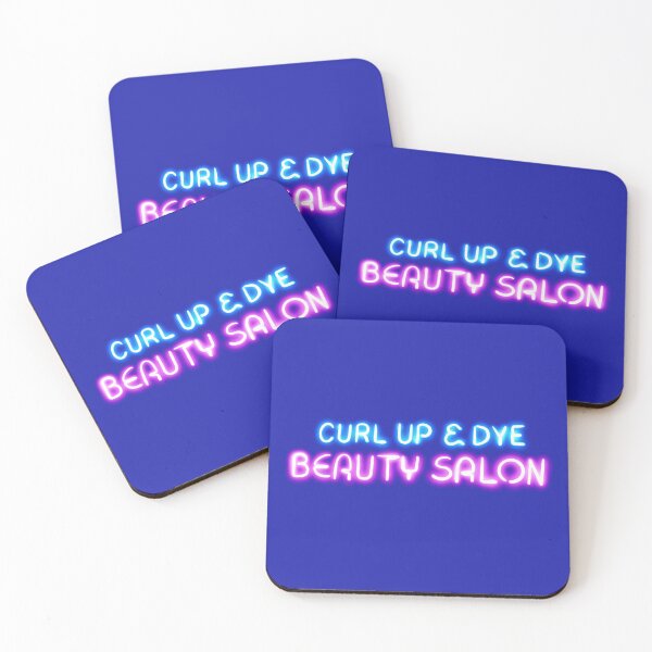 Item preview, Curl Up & Dye Beauty Salon - Blues Brothers Inspired - Comedy Parody Neon Sign Carrie Fisher designed and sold by Chloë, Natalie, & Sam Buse.