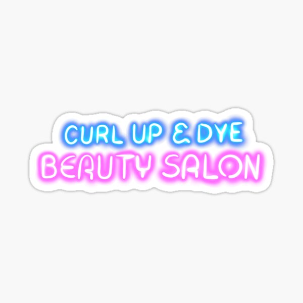 Item preview, Curl Up & Dye Beauty Salon - Blues Brothers Inspired - Comedy Parody Neon Sign Carrie Fisher designed and sold by Chloë, Natalie, & Sam Buse.