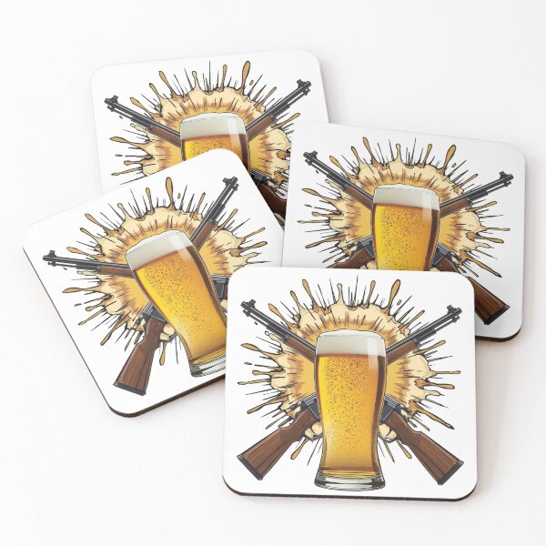 Artikelvorschau, Bier- und Gewehrexplosion entworfen und verkauft von Graphiqe.