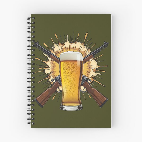 Artikelvorschau, Bier- und Gewehrexplosion entworfen und verkauft von Graphiqe.