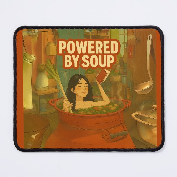 Item preview, Powered by soup designed and sold by La Loca.