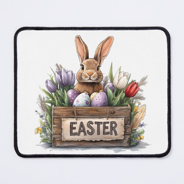 Item preview, Cozy Rustic Easter Bunny Box designed and sold by Mariana Shymkovych.