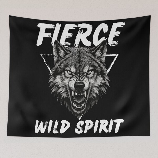 Item preview, Fierce Wild Spirit Wolf Power designed and sold by Abdu  Innovations.