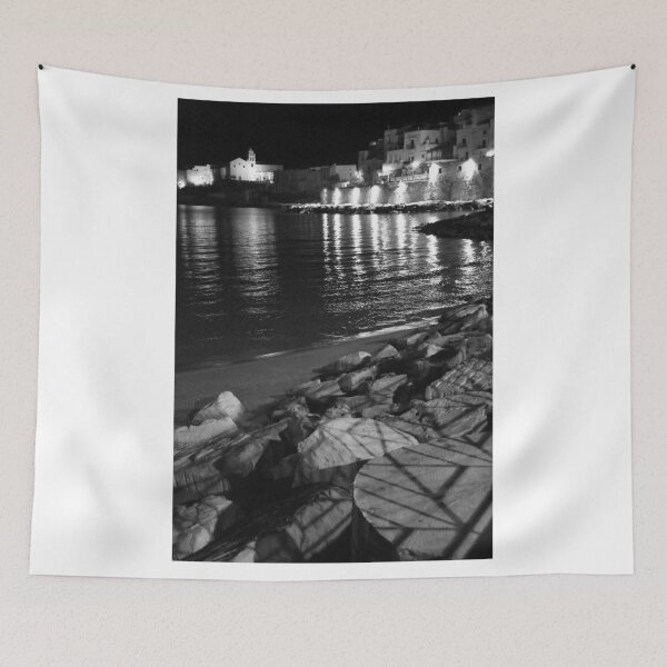 Item preview, Night Beach in Vieste, Apulia, Italy designed and sold by Igor Pozdnyakov.